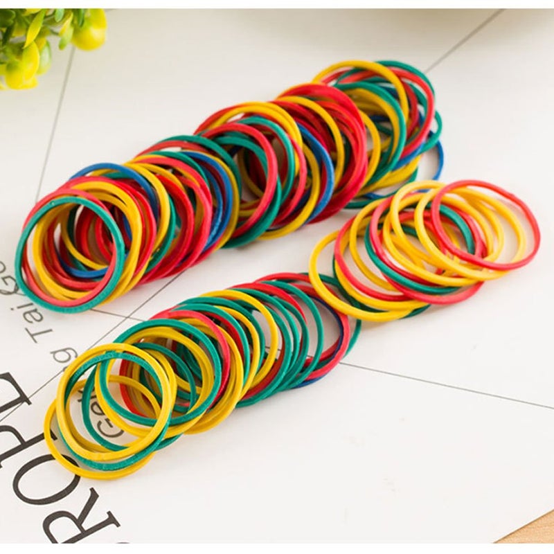 Hamosky Rubber Band Paper Bills Dollars Money Elastic Stretchable Bands 500Pcsï¼ŒSize 38mm /1.49 Inches (Multicolored) - Image 5
